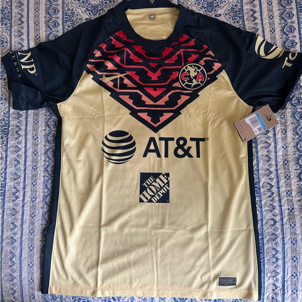 Club America Nike Jersey - Yellow 21/22 small